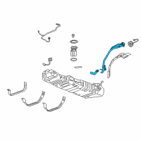 OEM 2008 Chevrolet Uplander Filler Pipe Diagram - 25879196