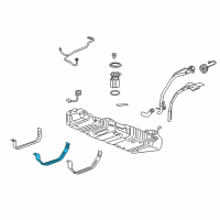 OEM Buick Fuel Tank Mount Strap Diagram - 10441949