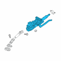 OEM 2019 Chevrolet Volt Steering Column Diagram - 84332614