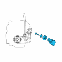 OEM 2012 Acura TL Tnsnr Assembly, Automatic Diagram - 31170-RDM-A02