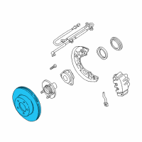 OEM 1999 Ford Explorer Rotor Diagram - YL2Z-1V125-AB