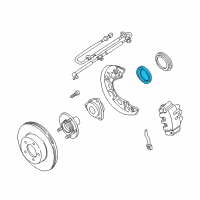 OEM Ford Explorer Sport Trac Hub Seals Diagram - F57Z-1S190-AA