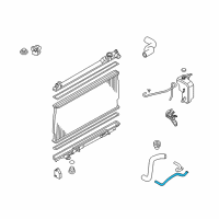 OEM Infiniti M45 Hose-Auto Transmission Oil Cooler Diagram - 21632-EH000
