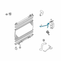 OEM 2007 Infiniti M45 Hose-RESERVER Tank Diagram - 21741-EH000