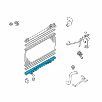 OEM 2009 Infiniti M35 Tank-Rad R, W/OIL Cooler Diagram - 21463-EG000