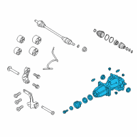 OEM 2014 Ford Flex Differential Diagram - DP5W4000AD
