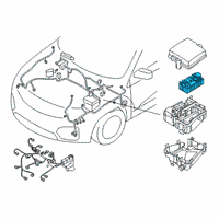 OEM Kia Sorento Pcb Block Assembly Diagram - 91950C5300