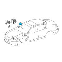 OEM Lexus GS460 Computer Assy, Skid Control Diagram - 89540-30860