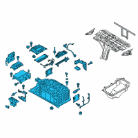 OEM Ford C-Max Battery Diagram - GM5Z-10B759-D