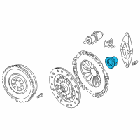 OEM 2005 BMW 325xi Clutch Release Bearing Diagram - 21-51-7-521-360