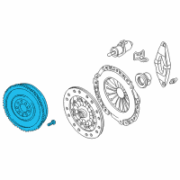 OEM 2008 BMW 528i Twin Mass Flywheel Diagram - 21-20-7-542-984