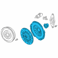 OEM BMW 335i Set Clutch Parts Diagram - 21-20-8-631-999