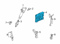 OEM 2022 Toyota Sienna ECM Diagram - 89661-08700