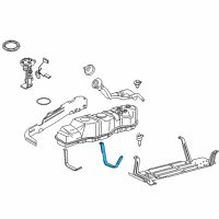 OEM 2005 Ford F-150 Support Strap Diagram - 6L3Z-9054-FA