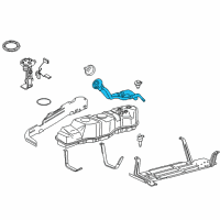 OEM 2008 Ford F-150 Filler Pipe Diagram - 7L3Z-9034-C