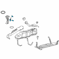 OEM 2006 Lincoln Mark LT Fuel Gauge Sending Unit Diagram - 8L3Z-9A213-B