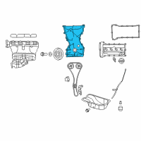 OEM Dodge Avenger Cover-Timing Case Diagram - 04884466AC