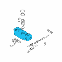 OEM Pontiac G3 Fuel Tank Diagram - 95979016