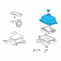 OEM 2015 Lexus ES300h Cap Sub-Assy, Air Cleaner Diagram - 17705-36080