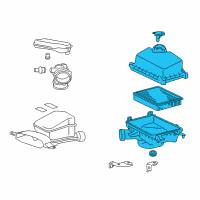 OEM Lexus ES300h Cleaner Assy, Air W/Element Diagram - 17700-36240