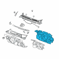 OEM Cadillac XT5 Barrier Diagram - 84593904