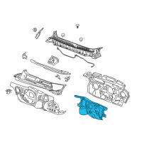 OEM 2022 Cadillac XT5 Insulator Diagram - 84633437