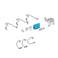 OEM Chevrolet Uplander PCM Diagram - 19210070