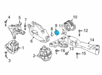 OEM 2011 BMW 535i Additional Weight Diagram - 22-32-6-872-625