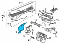 OEM 2021 Buick Encore GX Insulator Diagram - 60003078