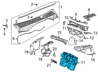 OEM 2021 Chevrolet Trailblazer Insulator Diagram - 60005136