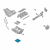 OEM 2019 Kia K900 Pan-Oil, Lower Diagram - 215113CKA0