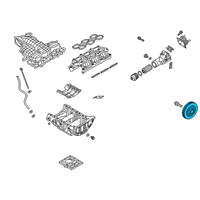 OEM 2018 Kia Stinger PULLEY-DAMPER Diagram - 231243LTA0