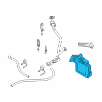 OEM 2010 BMW M6 Washer Fluid Reservoir Diagram - 61-66-7-896-393