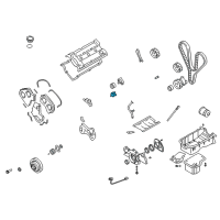 OEM 2004 Kia Amanti Cover Timing Belt Rear Diagram - 2139239501