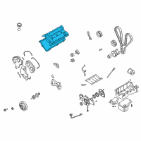 OEM 2004 Kia Amanti Cover Assembly-Rocker RH Diagram - 2242039010