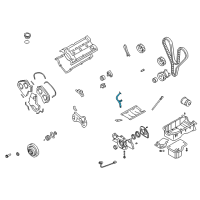 OEM 2005 Kia Amanti Guide Assembly-Oil Level Diagram - 2662039701