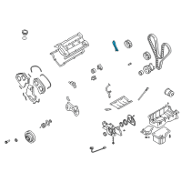 OEM 2005 Kia Amanti Cover Timing Belt Rear Diagram - 2138139501