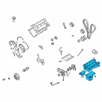 OEM 2004 Kia Amanti Pan Assembly-Oil Diagram - 2152039601