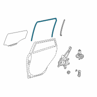 OEM 2013 Toyota Matrix Run Channel Diagram - 68142-02190