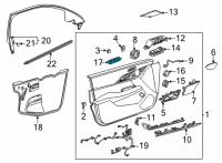 OEM 2021 Buick Envision Memory Switch Diagram - 84894505