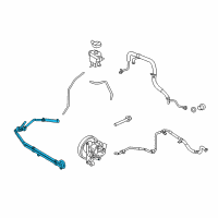 OEM Ford Oil Cooler Diagram - BT4Z-3D746-A