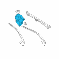 OEM 1999 Dodge Durango Reservoir Diagram - 5010222AA
