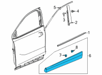 OEM Buick Encore GX Lower Molding Diagram - 42727406