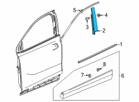 OEM 2021 Buick Encore GX Applique Diagram - 42740489