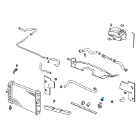 OEM Cadillac DTS Thermostat Diagram - 12559807