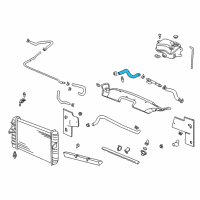 OEM Cadillac DeVille Outlet Hose Diagram - 25748907