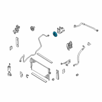 OEM 2003 Nissan Xterra Clutch Assy-Compressor Diagram - 92665-4S100