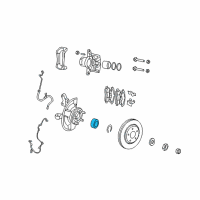 OEM Dodge Caliber Wheel Bearing Diagram - 5105586AB