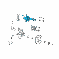 OEM 2013 Jeep Compass CALIPER-Disc Brake Diagram - 5191239AA