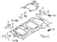 OEM 2022 Kia Carnival Lamp Assembly-Rear PERSO Diagram - 92870R0000GYT